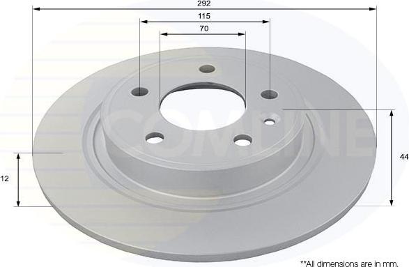 Comline ADC1154 - Disque de frein cwaw.fr