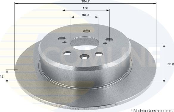 Comline ADC1109 - Disque de frein cwaw.fr