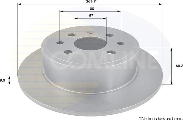 Comline ADC1104 - Disque de frein cwaw.fr