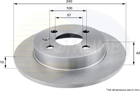 Comline ADC1106 - Disque de frein cwaw.fr