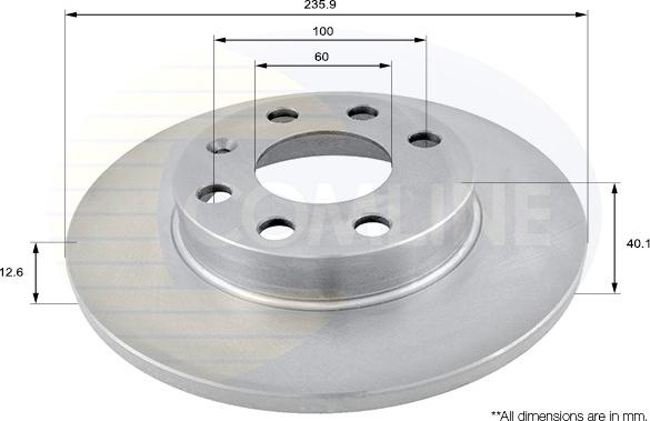 Comline ADC1101 - Disque de frein cwaw.fr