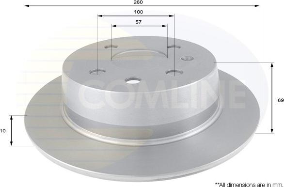 Comline ADC1119 - Disque de frein cwaw.fr