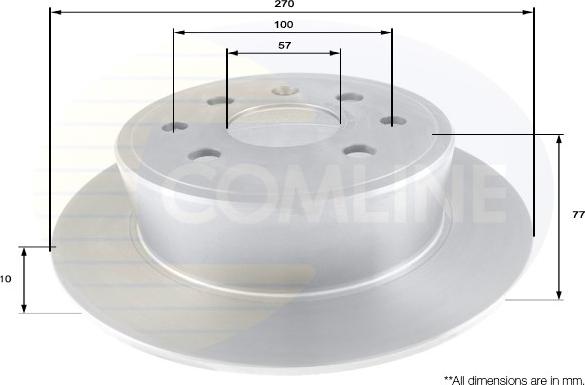 Comline ADC1126 - Disque de frein cwaw.fr