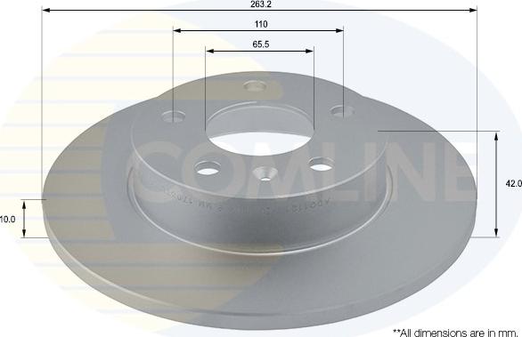 Comline ADC1121 - Disque de frein cwaw.fr