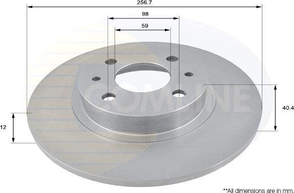 Comline ADC1802 - Disque de frein cwaw.fr