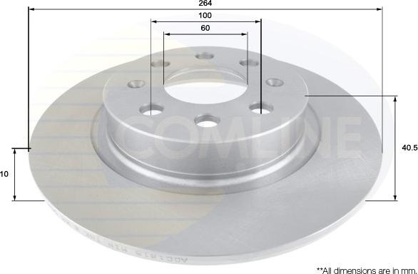 Comline ADC1818 - Disque de frein cwaw.fr