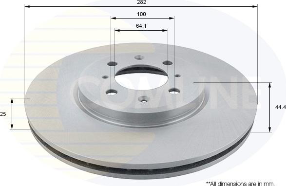 Comline ADC1339V - Disque de frein cwaw.fr