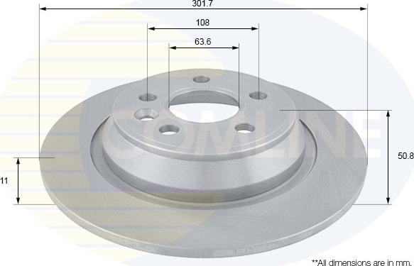 Comline ADC1240 - Disque de frein cwaw.fr