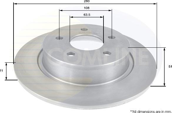 Comline ADC1248 - Disque de frein cwaw.fr