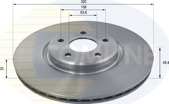 Comline ADC1258V - Disque de frein cwaw.fr