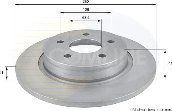 Comline ADC1229 - Disque de frein cwaw.fr