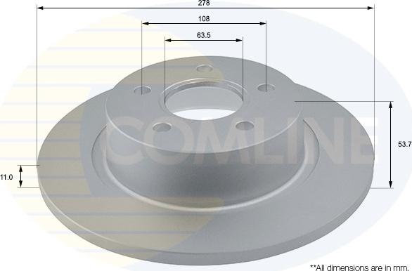 Comline ADC1226 - Disque de frein cwaw.fr