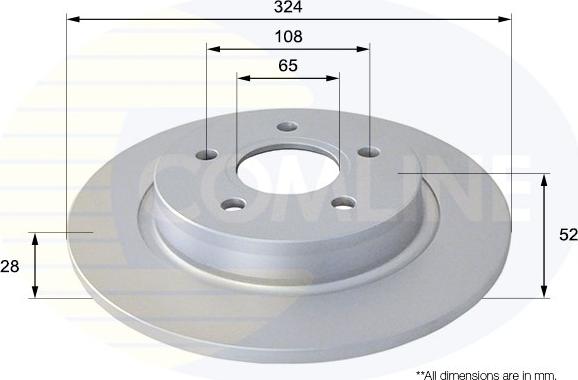 Comline ADC1223V - Disque de frein cwaw.fr