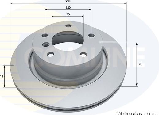 Comline ADC1759V - Disque de frein cwaw.fr