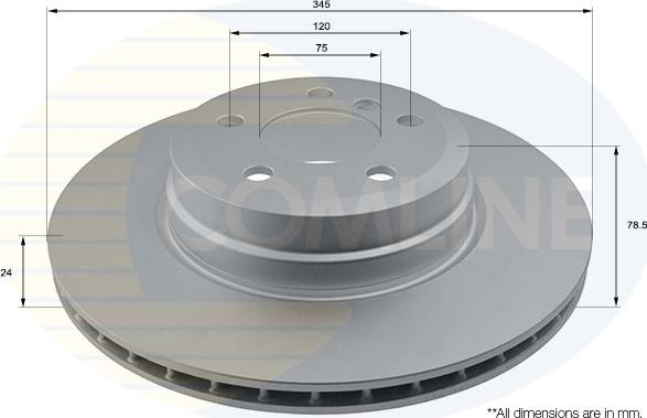 Comline ADC1757V - Disque de frein cwaw.fr