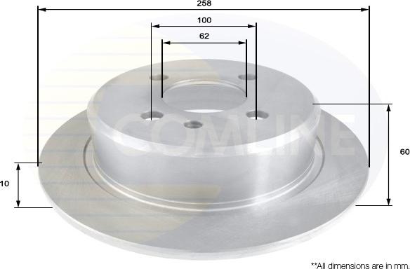 Comline ADC1715 - Disque de frein cwaw.fr