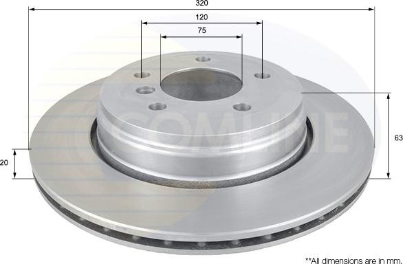 Comline ADC1726V - Disque de frein cwaw.fr