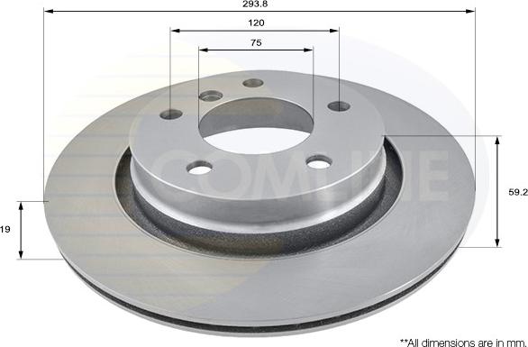 Comline ADC1723V - Disque de frein cwaw.fr