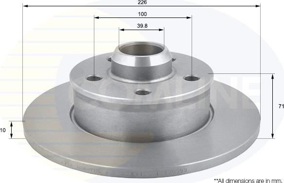 Comline ADC3001 - Disque de frein cwaw.fr