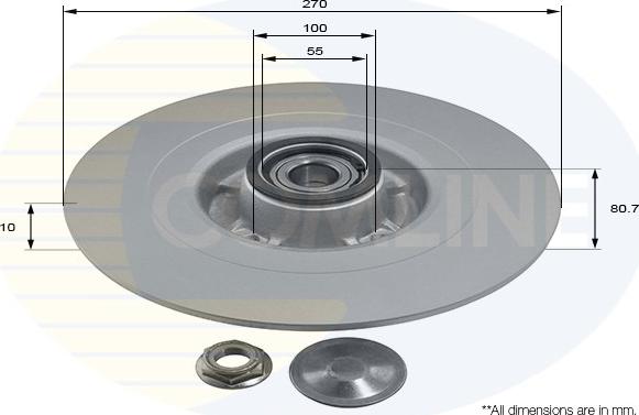 Comline ADC3003 - Disque de frein cwaw.fr