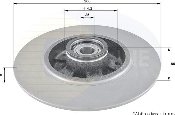 Comline ADC3015 - Disque de frein cwaw.fr