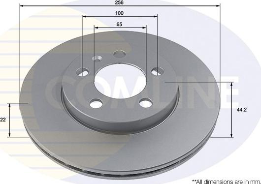 Comline ADC2991V - Disque de frein cwaw.fr