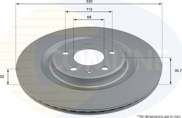 Comline ADC2907V - Disque de frein cwaw.fr