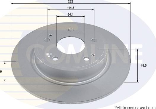 Comline ADC2981 - Disque de frein cwaw.fr