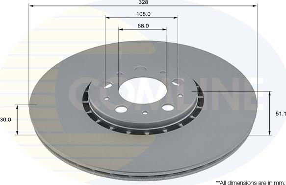 Comline ADC2922V - Disque de frein cwaw.fr