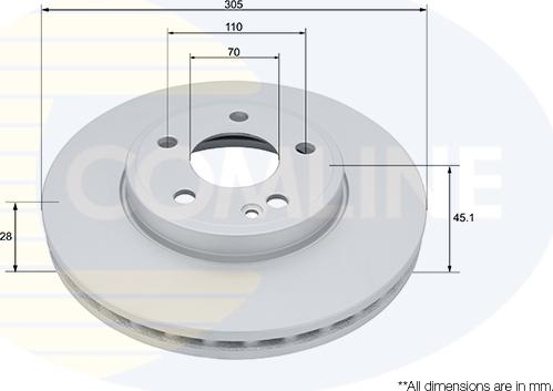 Comline ADC2978V - Disque de frein cwaw.fr