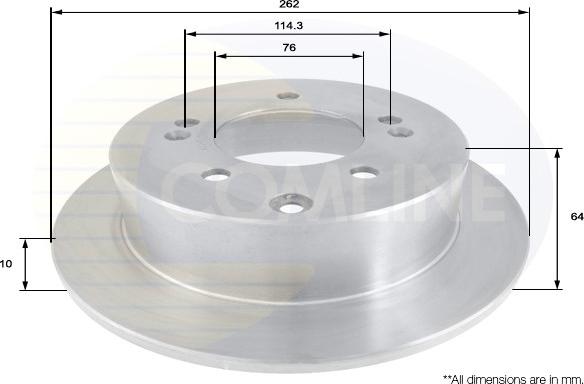 Comline ADC2403 - Disque de frein cwaw.fr