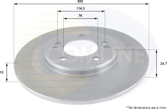 Comline ADC2411 - Disque de frein cwaw.fr