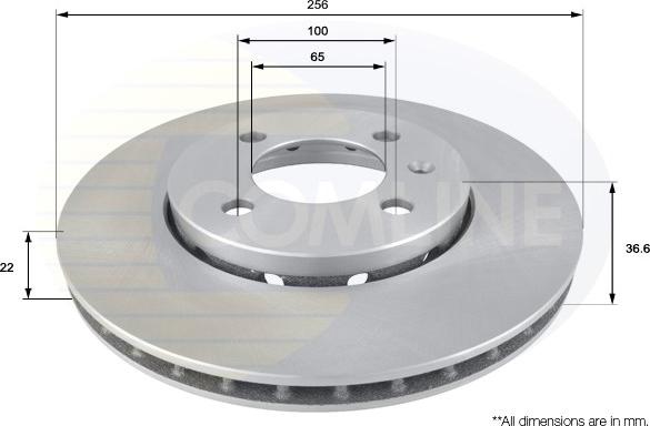 Comline ADC2600V - Disque de frein cwaw.fr