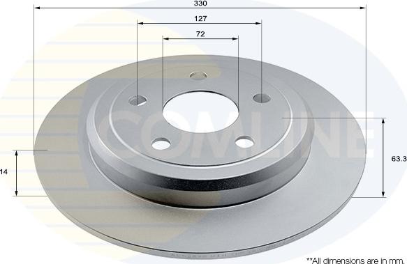 Comline ADC2895 - Disque de frein cwaw.fr