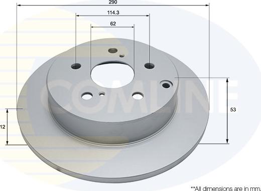 Comline ADC2806 - Disque de frein cwaw.fr