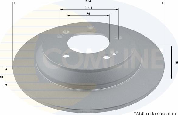 Comline ADC2812 - Disque de frein cwaw.fr