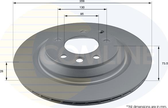 Comline ADC2820V - Disque de frein cwaw.fr