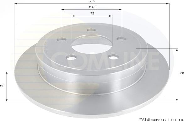 Comline ADC2326 - Disque de frein cwaw.fr