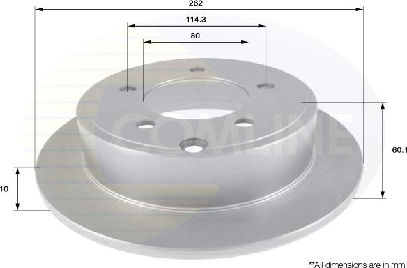 Comline ADC2320 - Disque de frein cwaw.fr