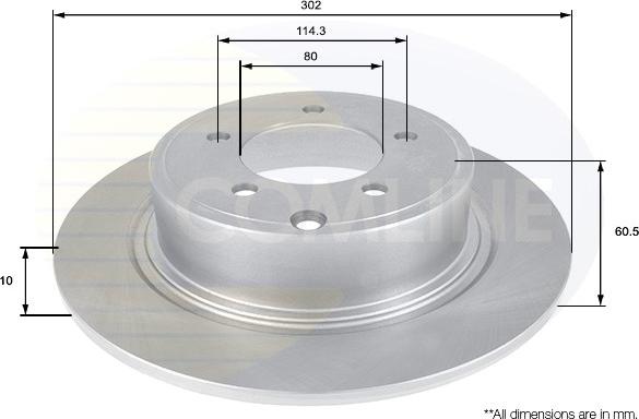 Comline ADC2321 - Disque de frein cwaw.fr