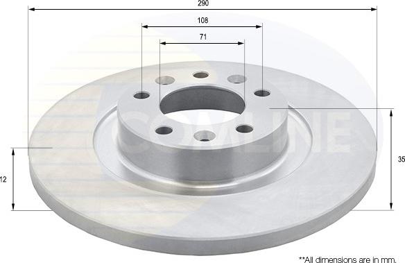 Comline ADC2724 - Disque de frein cwaw.fr