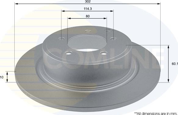 Comline ADC2722 - Disque de frein cwaw.fr