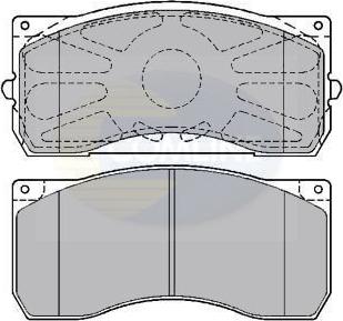 Comline CBP9075K - Kit de plaquettes de frein, frein à disque cwaw.fr