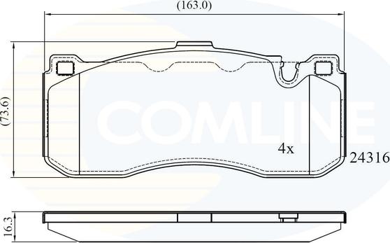 Valeo 604122 - Kit de plaquettes de frein, frein à disque cwaw.fr