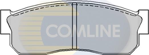 Comline CBP0207 - Kit de plaquettes de frein, frein à disque cwaw.fr