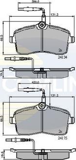 Comline CBP11250 - Kit de plaquettes de frein, frein à disque cwaw.fr