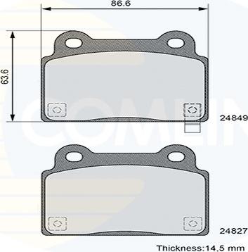 Textar 2482714105 - Kit de plaquettes de frein, frein à disque cwaw.fr