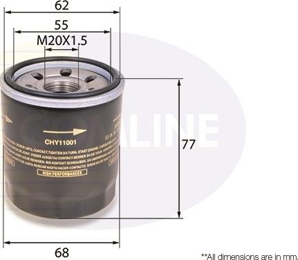 Comline CHY11001 - Filtre à huile cwaw.fr