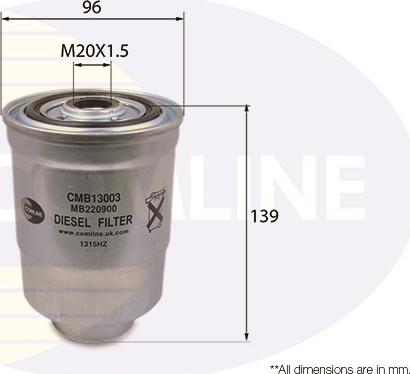 Comline CMB13003 - Filtre à carburant cwaw.fr