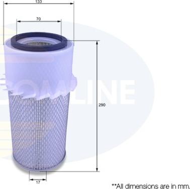 Comline CMB12334 - Filtre à air cwaw.fr